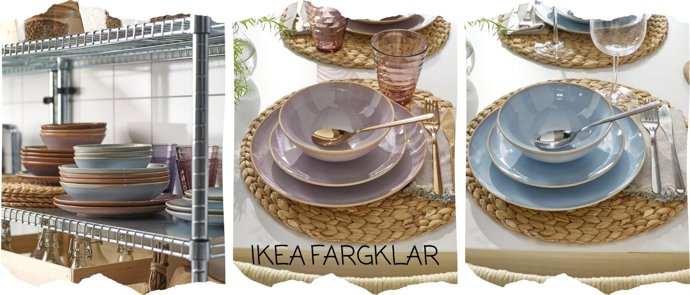 سرویس غذا خوری 18 پارچه ایکیا مدل 80600611-IKEA FARGKLAR
